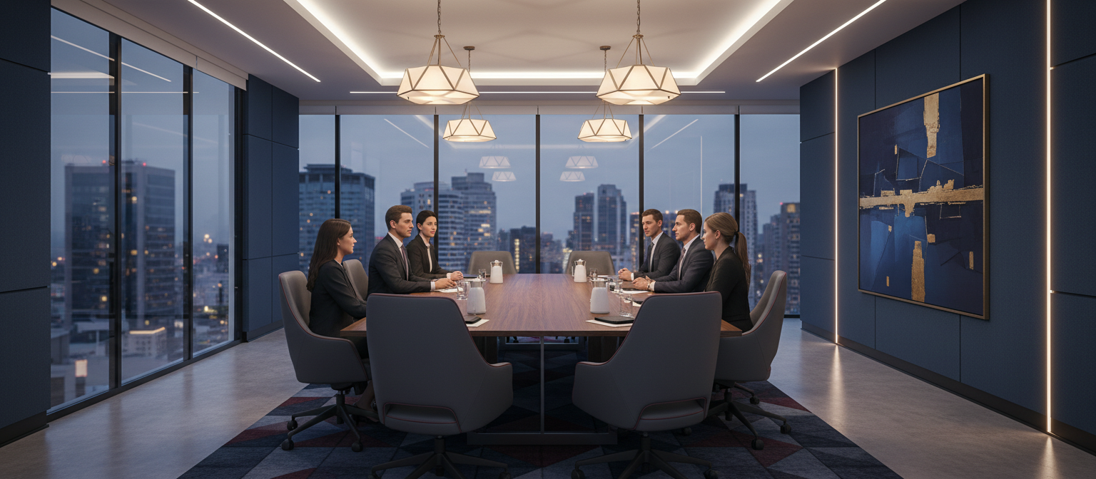 Premium financial advisory office