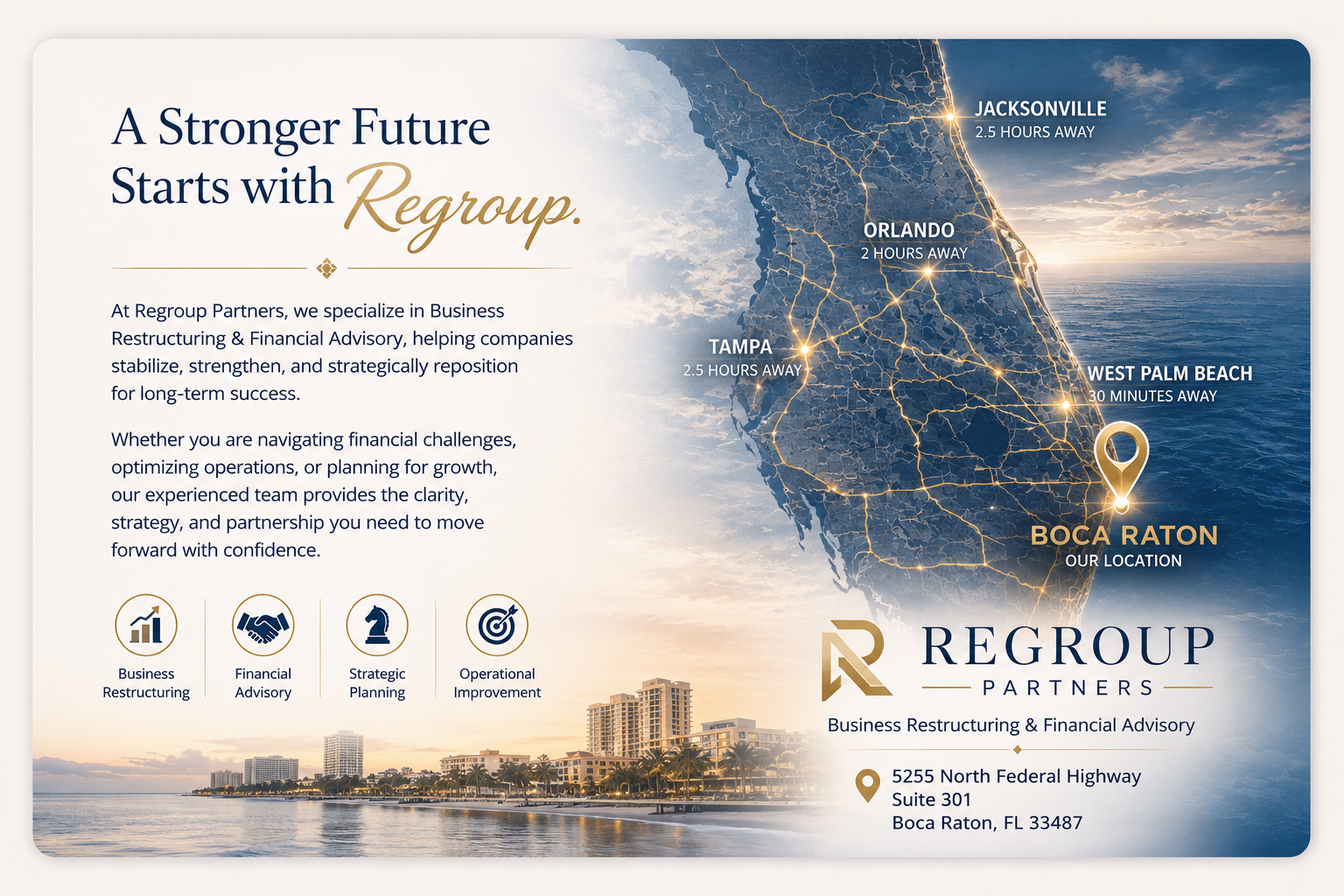 Regroup Partners - Boca Raton Location and Service Area